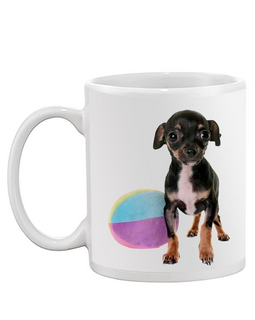 Chihuahua And Toy Ball Mug - Image by Shutterstock