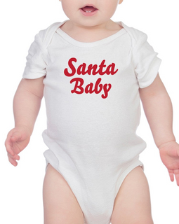 Santa Baby! Bodysuit -SmartPrintsInk Designs