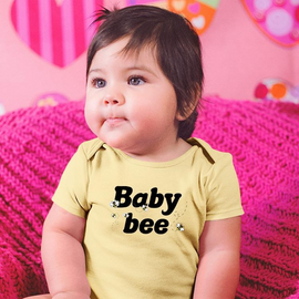 Baby Bee Bodysuit Baby's -SmartPrintsInk Designs