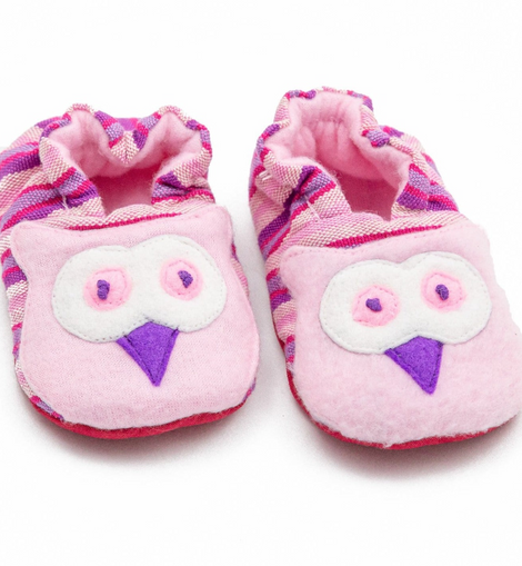 Owl Baby Booties