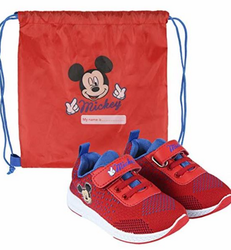 Sports Shoes for Kids Mickey Mouse Red