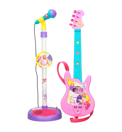 Musical Toy Barbie Microphone Baby Guitar