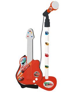 Musical Toy Cars Microphone Red Baby Guitar