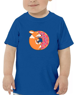 Corgi With Donut And Sprinkles T-shirt -Image by Shutterstock
