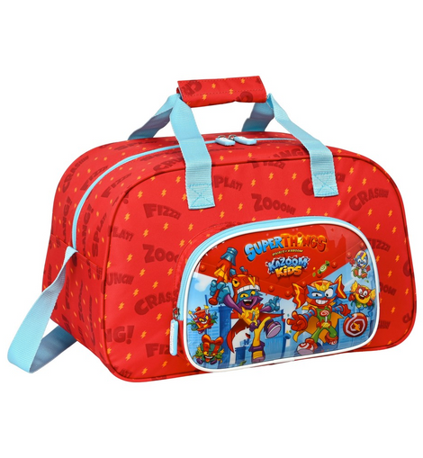 Sports bag SuperThings Kazoom Kids Red Light Blue (40 x 24 x 23 cm)