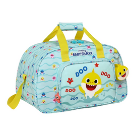 Sports bag Baby Shark Beach Day Yellow Light Blue (40 x 24 x 23 cm)