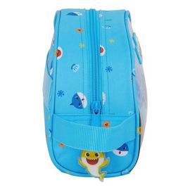 School Toilet Bag Baby Shark Light Blue