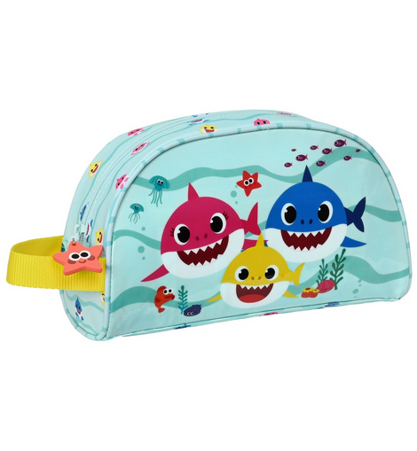 Child Toilet Bag Baby Shark Beach day Yellow Light Blue (26 x 16 x 9 cm)