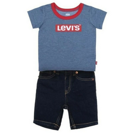 Sports Outfit for Baby Levi's STRETCH DENIM SHORT Blue