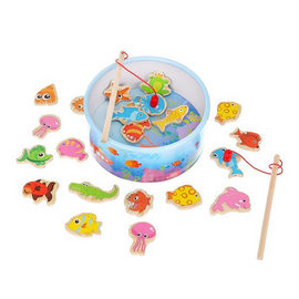 Magnetic fishing toy for children
