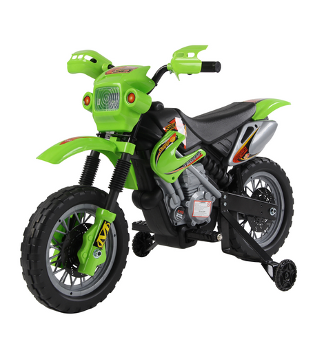 HOMCOM 6V Kids Child Electric Motorbike Ride on Motorcycle Scooter Children Toy Gift for 3-6 Years (Green)