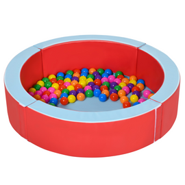 Outsunny Baby Ball Pit Pool w/ Removable & Washable Cover, 100 Colourful Balls, for Indoors & Outdoors