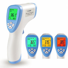 Drop Shipping Digital Thermometer Infrared Baby Adult Forehead Non-contact Infant Kids Infrared Thermometer With LCD Backlight