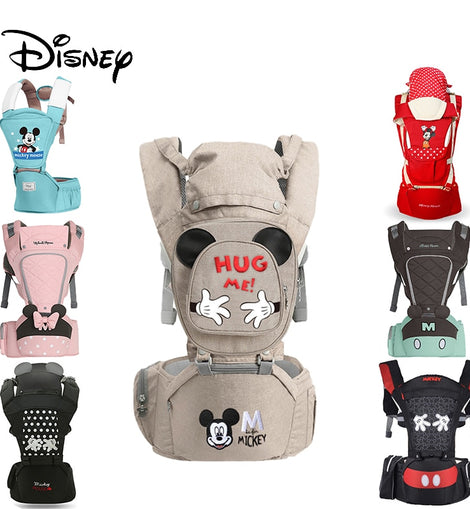 Disney Ergonomic Baby Carrier Infant Kid Baby Hipseat Sling Front Facing Kangaroo Minnie Baby Wrap Carrier For Baby Travel