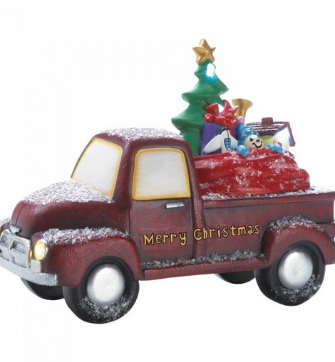 Light-Up Christmas Toy Delivery Truck